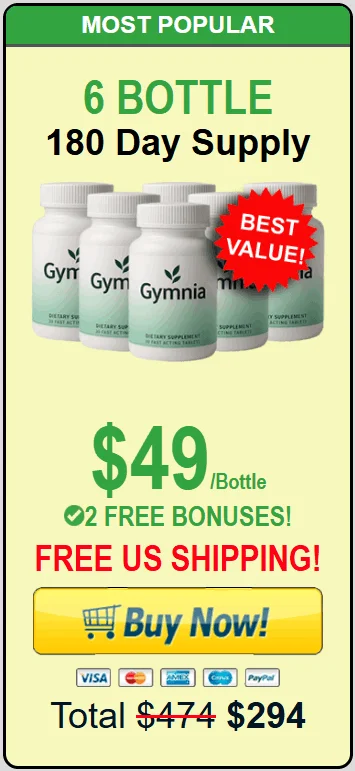 Buy Gymnia 6 Bottles